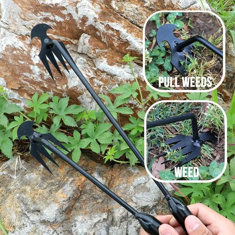 Soil Scoop Tool - 2 in 1 정원용 갈퀴 수동