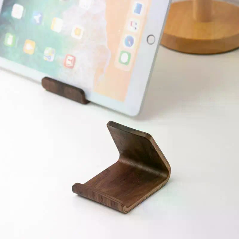 Display Stand Wood - 창의적인 홈 오피스 데스크탑 장식용 호두나무