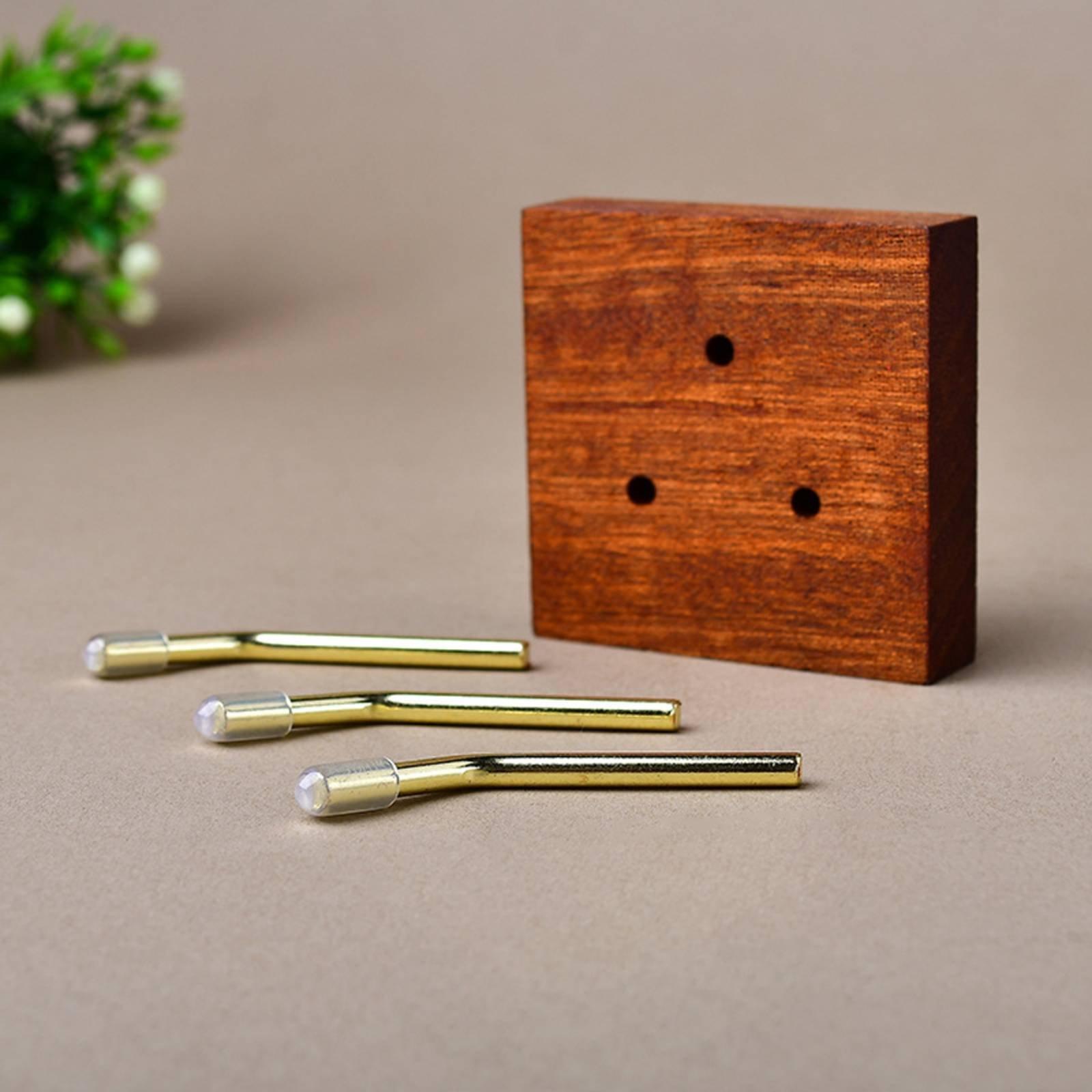 Display Stand Wood - 원목 크리스탈 베이스 스탠드 삼각대 디스플레이