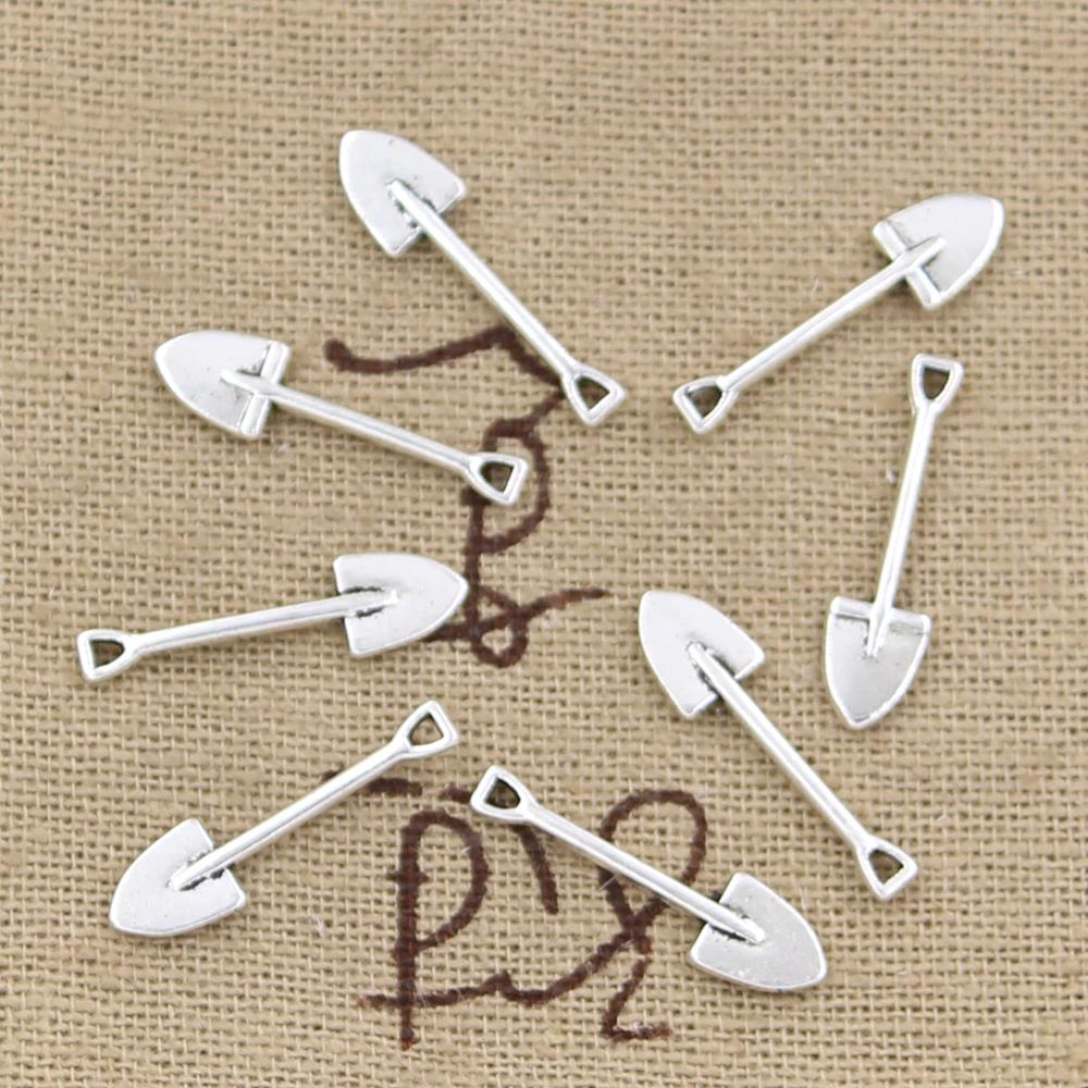 Soil Scoop Tool - DIY 수제 티베트 실버 컬러 쥬얼리