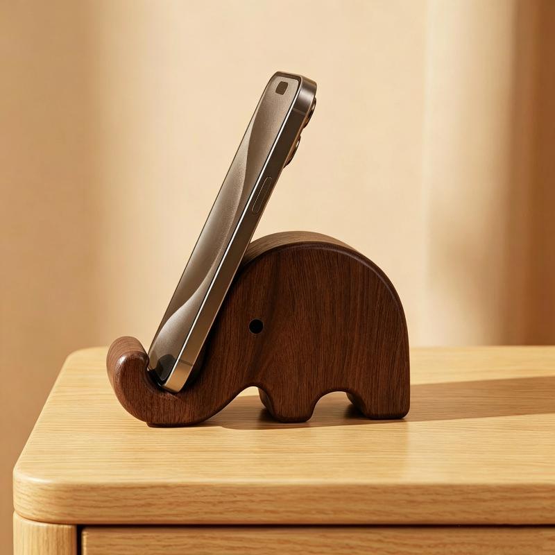 Display Stand Wood - 간단한 창조적 인 단단한 나무 검은