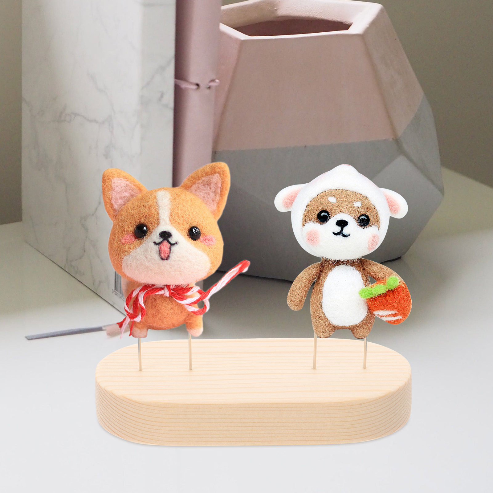 니들 펠팅 디스플레이 스탠드 나무 스테인리스 스틸 펠트 - Display Stand Wood 리뷰 및 가격