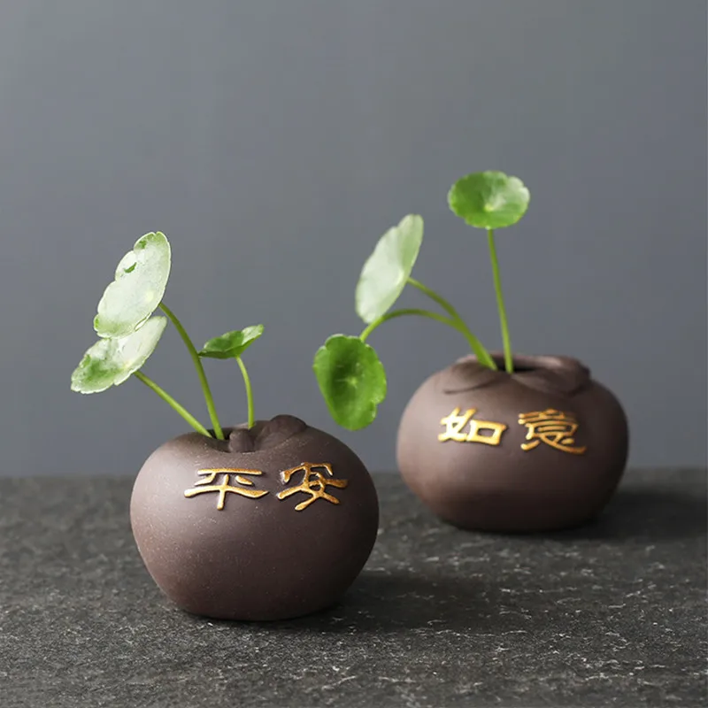 크리 에이 티브 보라색 점토 차 애완 동물 손가락 집  - Bonsai Garden Pot 리뷰 및 가격