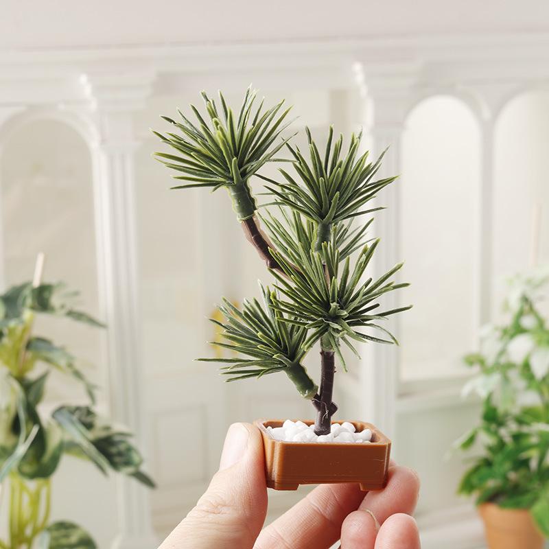 1Pcs 마이크로 조경 정원 분재 장식품 1/12 인형 - Bonsai Gardener 리뷰 및 가격