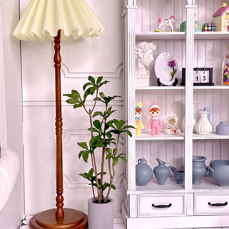 1:6 인형의 집 미니어처 화분 모델, 녹색 잎 식물  - Bonsai Garden Pot 리뷰 및 가격