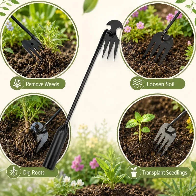 2 in 1 정원용 갈퀴 수동 종자 풀뿌리 제거 도구  - Soil Scoop Tool 리뷰 및 가격