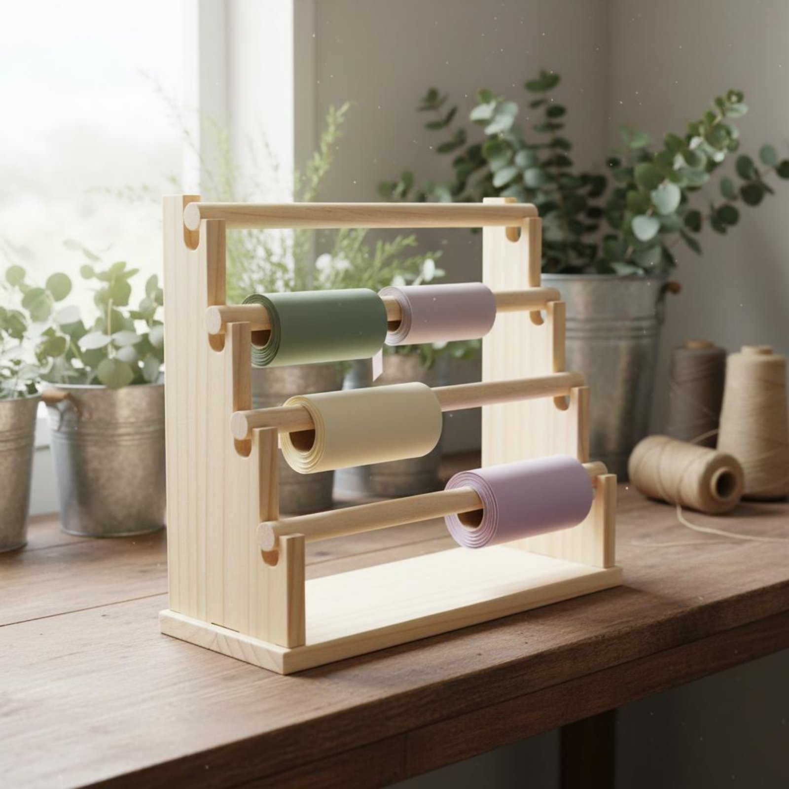 데스크탑 주얼리 랙 천연 나무 다층 헤어 타이 정리대  - Display Stand Wood 리뷰 및 가격