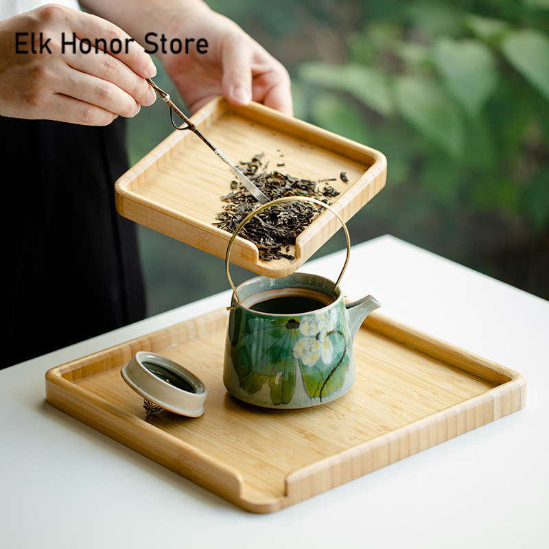 중국 대나무 음식 트레이 Puer 차 상자 오픈 나이프 - Bonsai Garden Pot 리뷰 및 가격