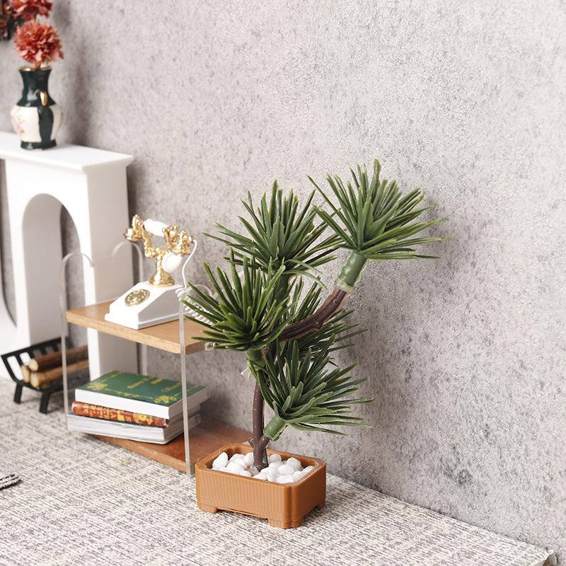 1Pcs 1/12 인형 집 시뮬레이션 소나무 녹색 식물 - Bonsai Gardener 리뷰 및 가격