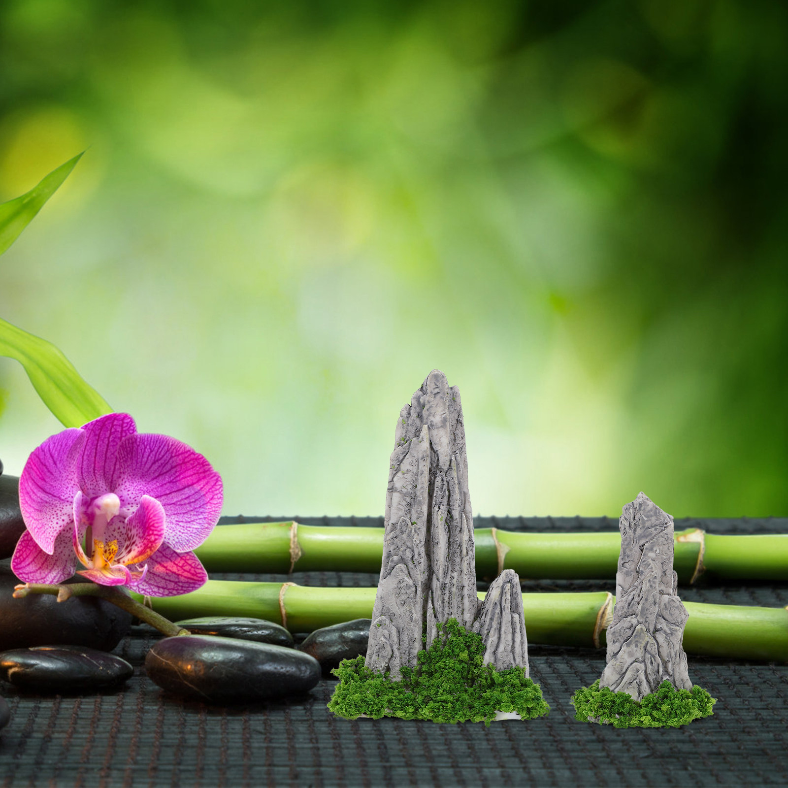 12Pcs 수지 미니 풍경 산 장식 분재 테라리움 화분 - Bonsai Garden Art 리뷰 및 가격