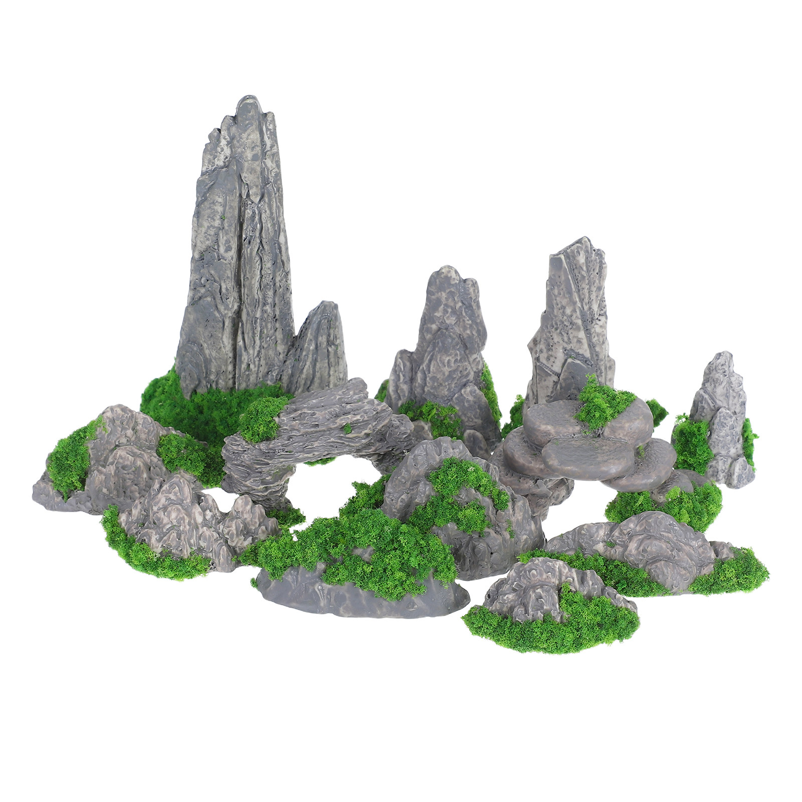 12Pcs 수지 미니 풍경 산 장식 분재 테라리움 화분 - Bonsai Garden Art 리뷰 및 가격