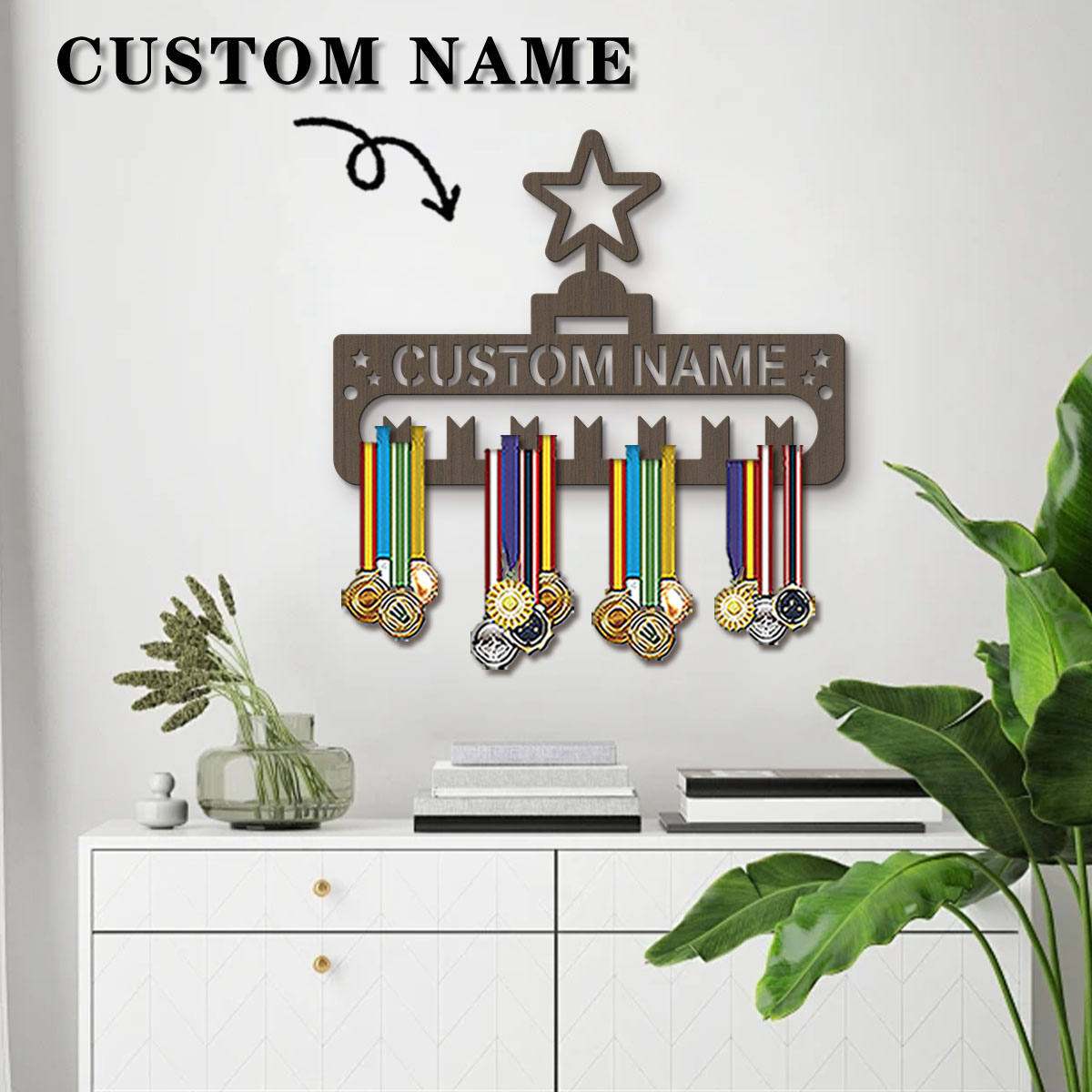 1개 맞춤형 모던 스타일 만화 별 장식 프레임 나무 스 - Display Stand Wood 리뷰 및 가격