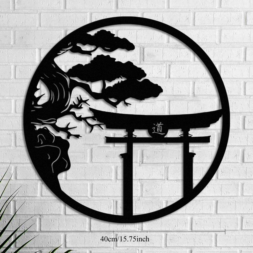 브랜드 벚꽃나무 금속 벽 장식 일본 분재 철제 벽걸이  - Bonsai Garden Art 리뷰 및 가격