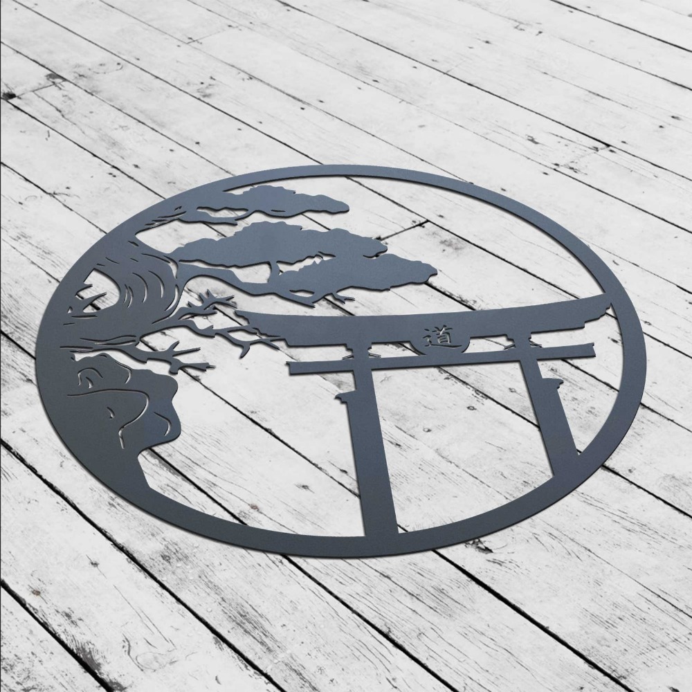 브랜드 벚꽃나무 금속 벽 장식 일본 분재 철제 벽걸이  - Bonsai Garden Art 리뷰 및 가격