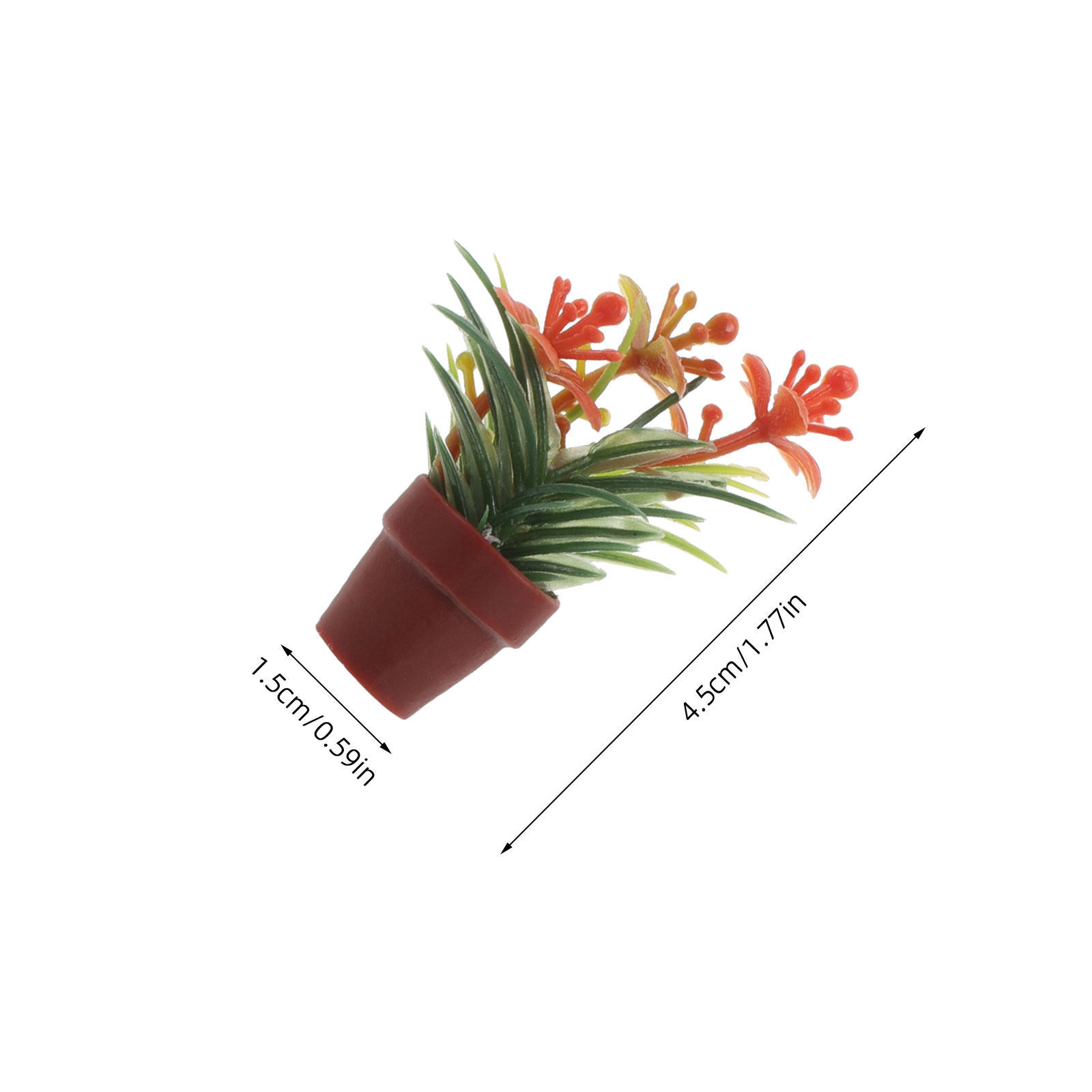 8개 미니어처 인조 화분 식물, 사실적인 미니 분재,  - Bonsai Garden Pot 리뷰 및 가격