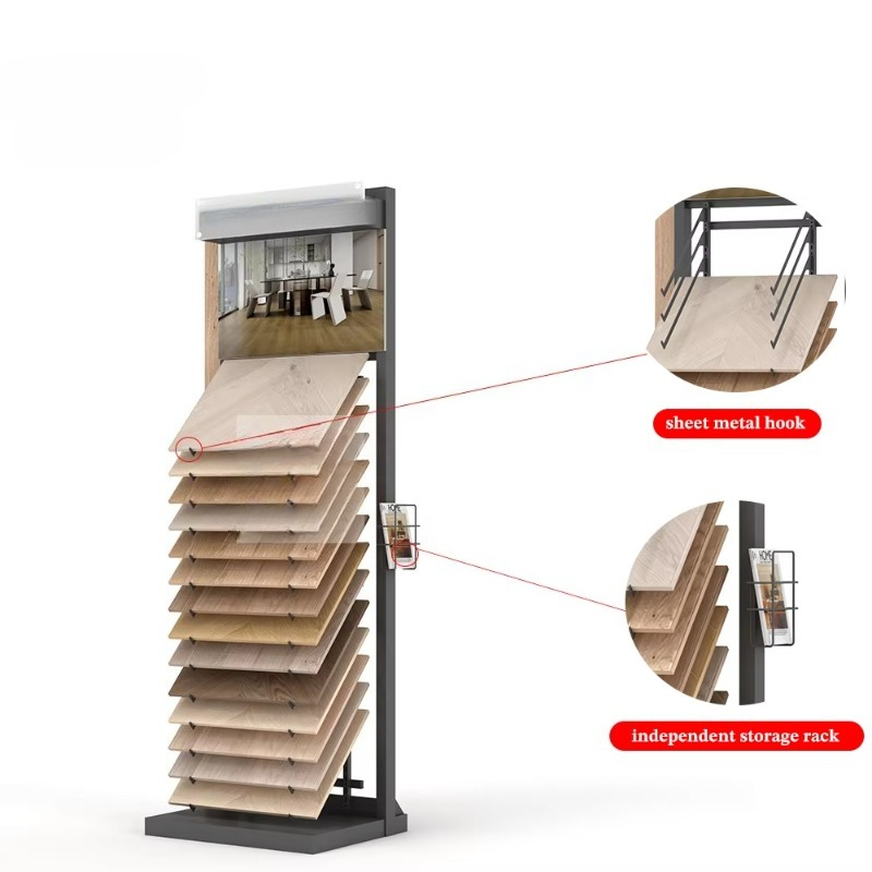 맞춤형 금속 및 목재 조합 디스플레이 스탠드, 무소음  - Display Stand Wood 리뷰 및 가격