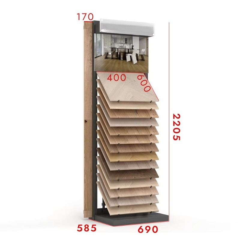 맞춤형 금속 및 목재 조합 디스플레이 스탠드, 무소음  - Display Stand Wood 리뷰 및 가격